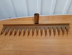 Грабли витые, эмаль без черенка