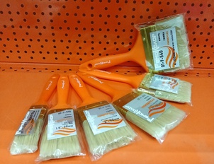 Кисть плоская "Гамма Универсал" 1-25 мм/ 1,5-38 мм/ 2-50 мм/ 2,5-63 мм/ 3-75 мм/ 4-100 мм