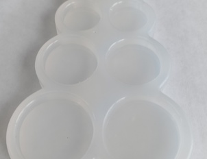 Силиконовый молд "круги"