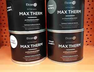 Эмаль термостойкая Elcon