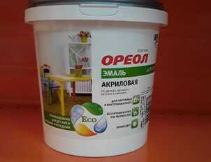 "Ореол" эмаль акриловая