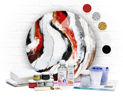 Набор "Resin Art PREMIUM" для создания интерьерной картины (артборд 40 см)