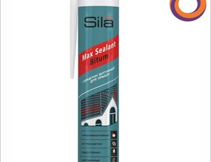 Герметик битумный для крыши, 280 мл. Sila PRO Max Sealant, Bitum