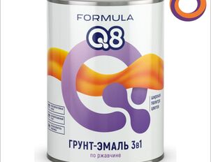 Грунт эмаль по ржавчине "Formula Q8"
