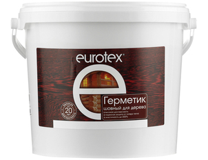 Герметик шовный для дерева Eurotex "Калужница" (фасовки 0,6 и 3 кг)
